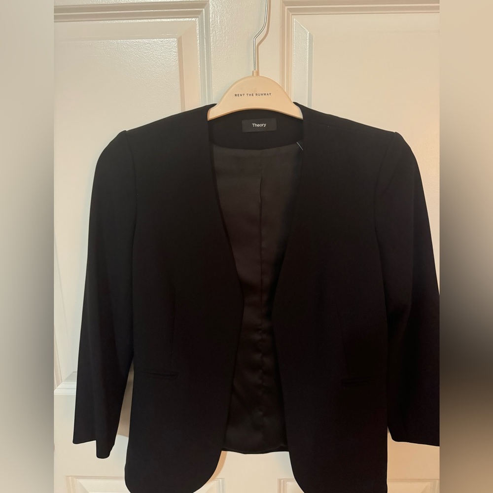 Theory Lindraya Admiral Crepe Blazer - Picture 5 of 8